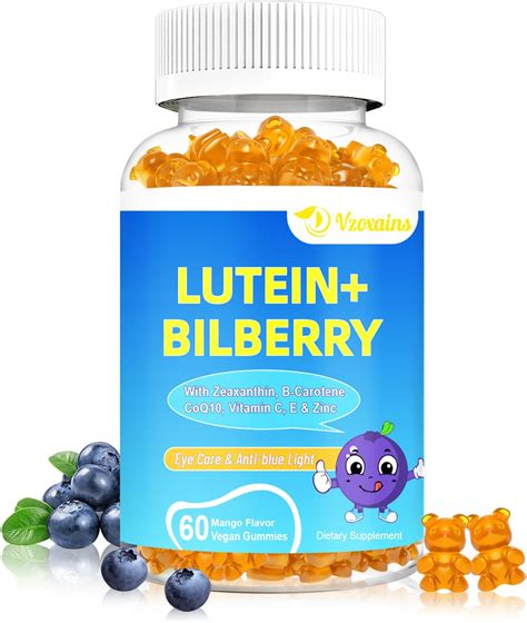 Amazon Mg Lutein Zeaxanthin Gummies With Bilberry Astaxanthin