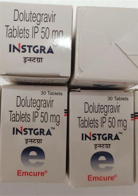 Instgra Dolutegravir Mg Tablets Emcure Treatment Anti Hiv At Rs