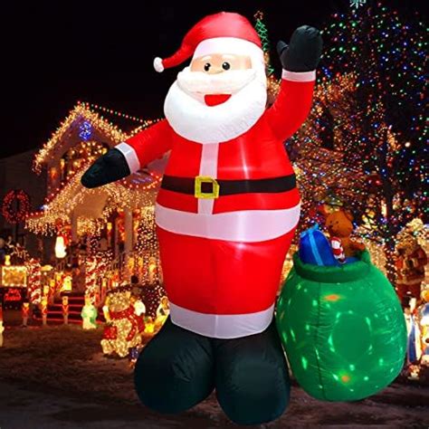 Seasonblow 8 Ft Inflatable Christmas Nutcracker House Guard With Candy