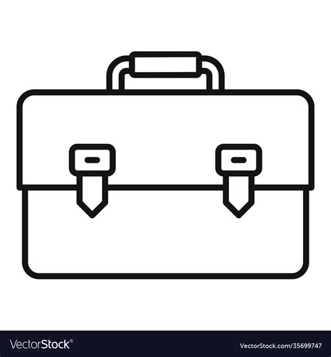 Black Briefcase Clipart