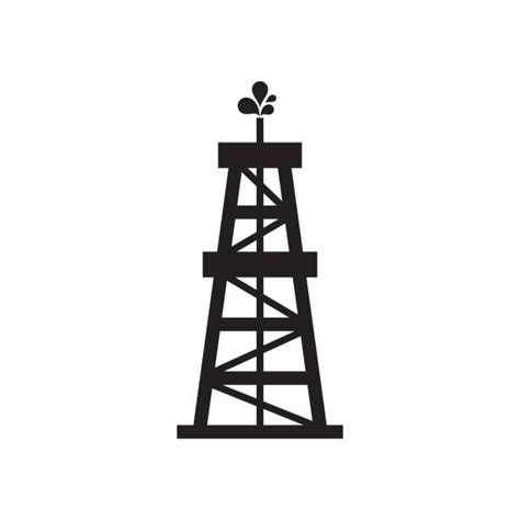 Drilling Rig Illustrations Royalty Free Vector Graphics And Clip Art