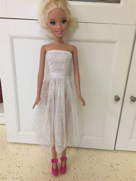 Barbie Best Fashion Friend Strapless Dress Pattern Janel Was Here Barbie Dress Pattern