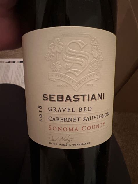 Sebastiani Vineyards Winery Cabernet Sauvignon Gravel Bed