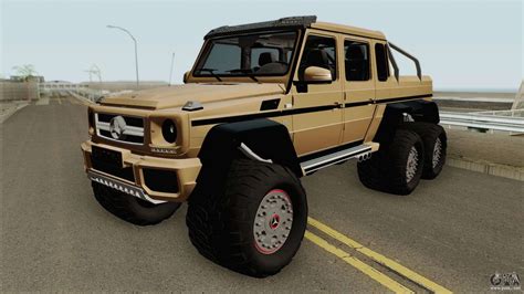 Mercedes Benz G63 AMG 6x6 HQ For GTA San Andreas