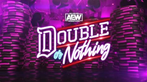 Photo First Look At The Stage Set For Aew Double Or Nothing