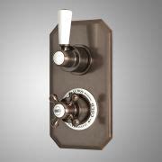 Milano Elizabeth Traditional Triple Exposed Thermostatic Shower Valve