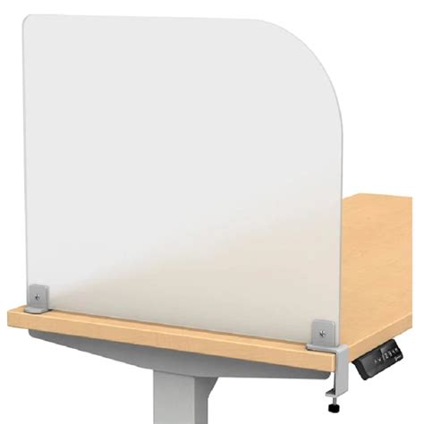 Privacy Desk Panel Acrylic Partition Sneeze Guard Frosted Acrylic