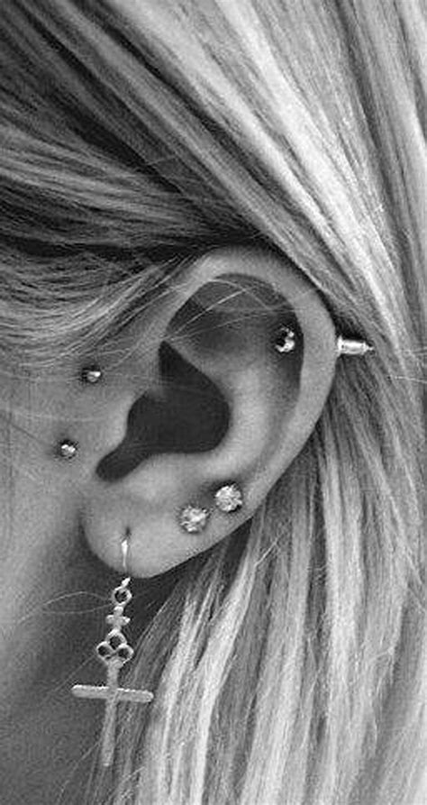 30 Unique Ear Piercing Ideas For The Adventurous Mybodiart