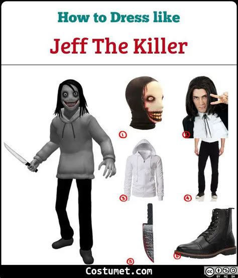 Jeff The Killer Costume For Halloween