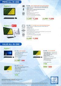 Acer Pg Brochures From Cef Singapore On Tech Show Portal