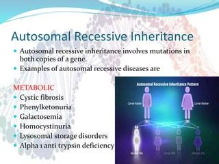 Autosomal recessive disorders | PPT