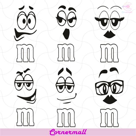 M and M Logo Bundle Svg, Candy Logo Svg, Candy Brand Logo, M | Inspire ...