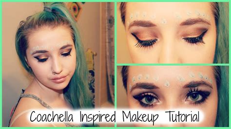 Coachella Music Festival Inspired Makeup Tutorial Kianacairnsxo ♡ Youtube