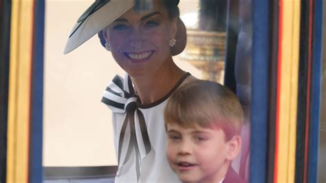 Watch Prince Louis Dances As He Makes Mum Kate Middleton Giggle During Trooping The Colour Hello