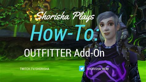 How To Outfitter Wow Addon Alliance Destro Lock Battleground Pvp