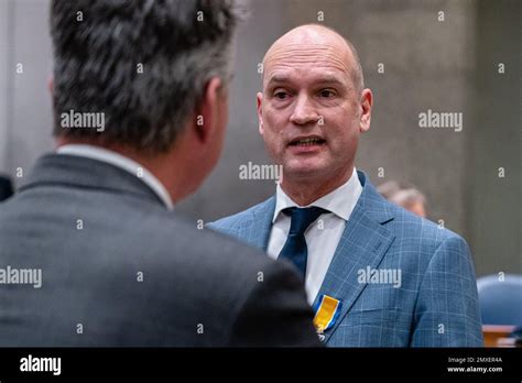 The Hague Netherlands January 24 Gert Jan Segers Of Cu During The