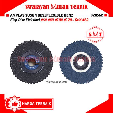 Jual BENZ Amplas Susun Besi Flexible Flap Disc Fleksibel 60 80 100