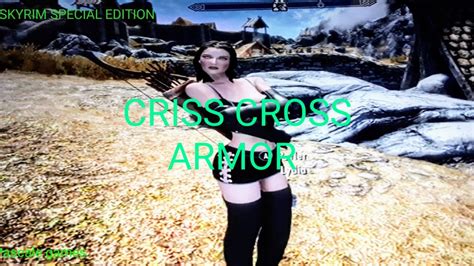 SKYRIM ASHTORETH CRISS CROSS ARMOR YouTube