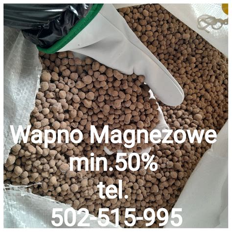 Najtaniej Wapno Nawozowe Węglanowe Magnezowe CaO MgO Kreda