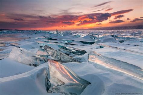 Sunset At Baikal Lake Russia Photo By Anton Petrus Lake Sunset