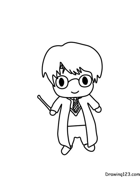 Harry Potter Cartoon Sketch