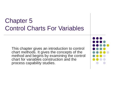 Ppt Ch Control Charts For Variables Ppt Dokumen Tips