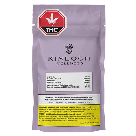 Cbd 240 Wild Blueberry Terpene Infused Pre Rolls Par Kinloch