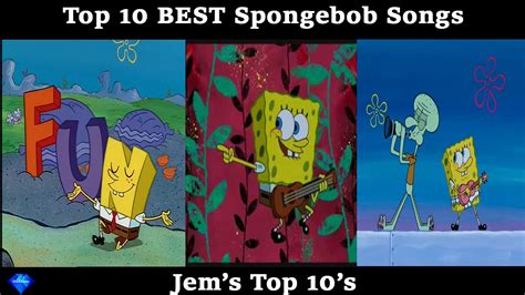 Top 10 Best Spongebob Songs Youtube