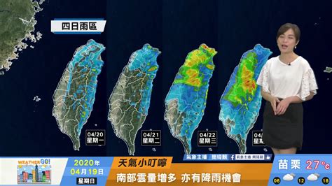 一分鐘報天氣 週一0420 把握今天白天好天氣 明起天氣轉為濕涼至週末 影片 Yahoo奇摩新聞