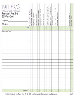 Fillable Online Perennials Vegetables 1 Ar Iret Perennials 1 Gallon Fax