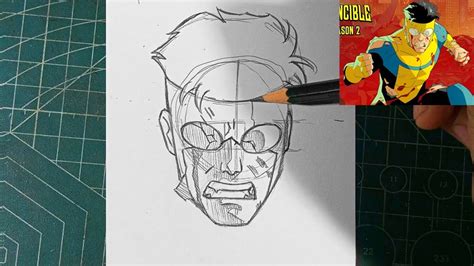 How To Draw Mark Grayson Invincible Season 2 Youtube