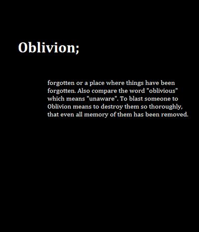 Oblivion Quotes. QuotesGram