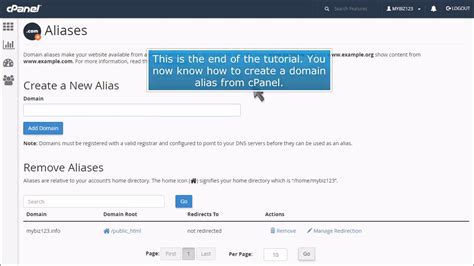 How To Create A Domain Alias In Cpanel Youtube