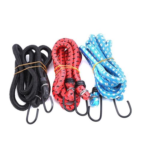 Elastic Bungee Cord Hooks Bikes Rope Tie Bicycle Luggage Roof Rack