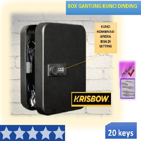 Jual Cod Key Box Wall Key Cabinet Slot Kombinasi Angka Key Box