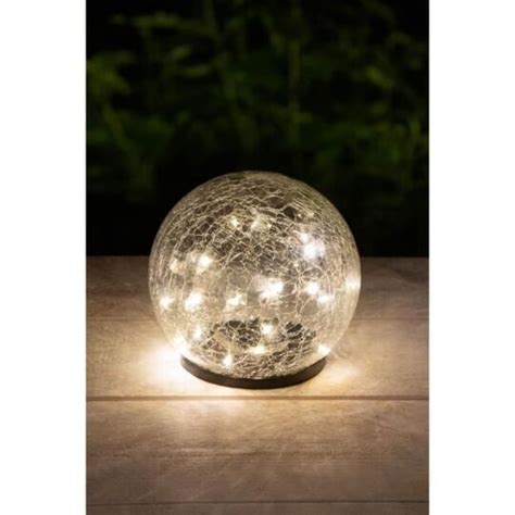 Galix Sphere Solaire Effet Verre Bris Cm Prix Carrefour