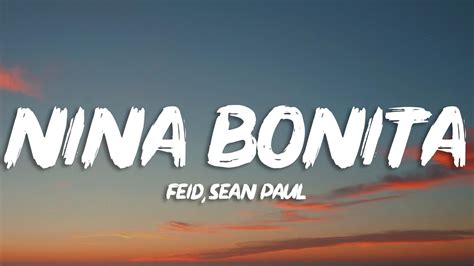 Feid Sean Paul Ni A Bonita Letra Lyrics Youtube