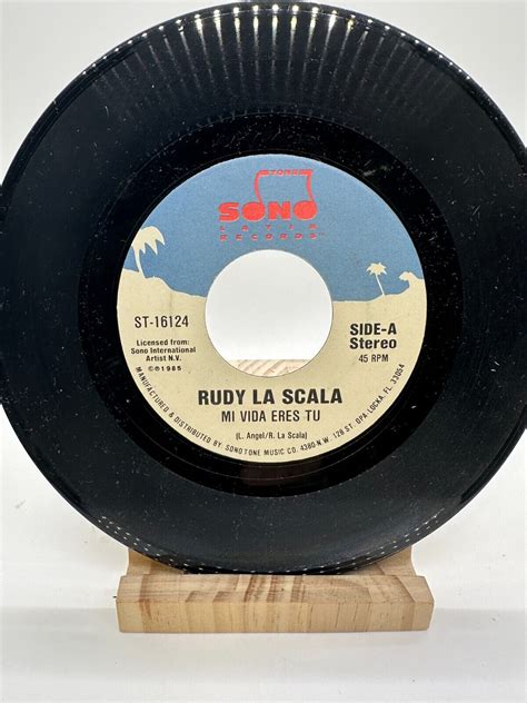 RUDY LA SCALA Mi Vida Eres Tu Amor SONO LATIN 16124 45 VINYL 7