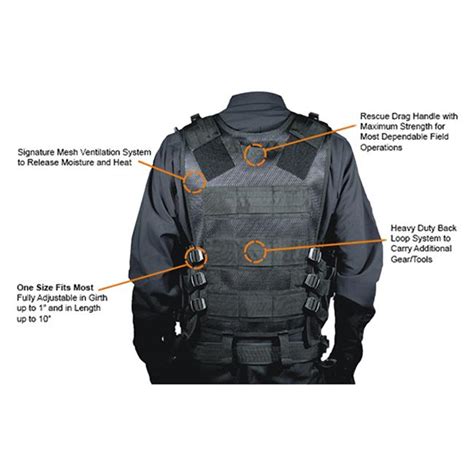 Leapers UTG 547 Law Enforcement Tactical Vest Boné International