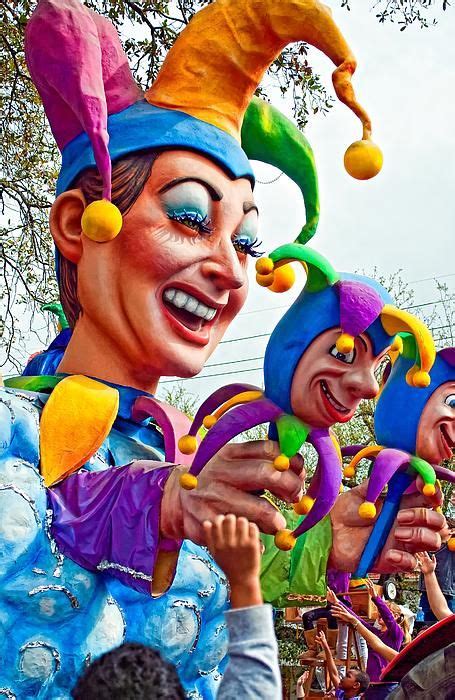 One Of The Floats In The Rex Mardi Gras Parade New Orleans La Send