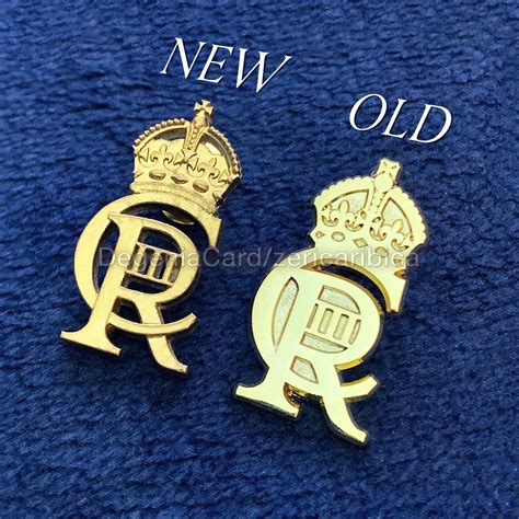 In Stock New Original Royal Cypher Lapel Pin King Charles Iii Etsy