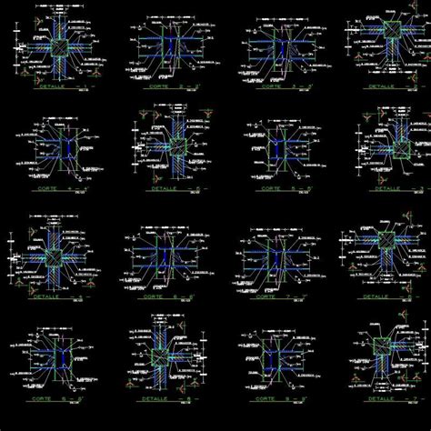 Connection Of Steel Beams To Columns Dwg Detail For Autocad вђў Nbkomputer