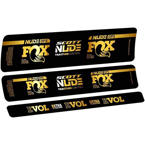 Pegatinas Para Amortiguador Fox Nude Dps Scott En Vinilo Adhesivo