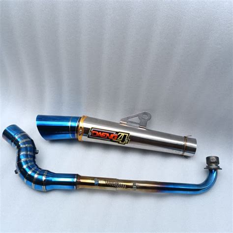 High Mount Daeng Sai Exhaust Open Spec Pipe Wave Xrm Wave