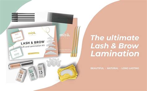 Miya Lash 2 In 1 Lash Lift And Brow Lamination Kit Instant Fuller