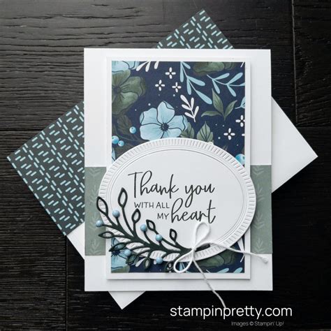 Build A Beautiful Thank You Card With The New Fitting Florets