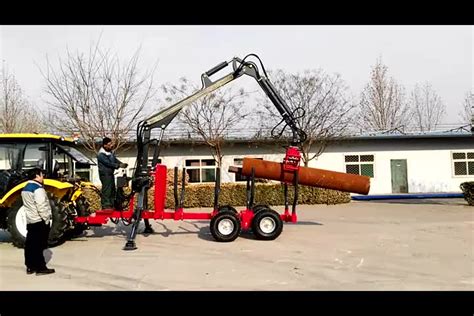 Ce Logging Loader Trailer With Crane For Atv - Buy Forest Log Trailer ...