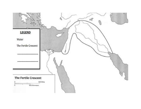 Blank Map Of Mesopotamia Fertile Crescent