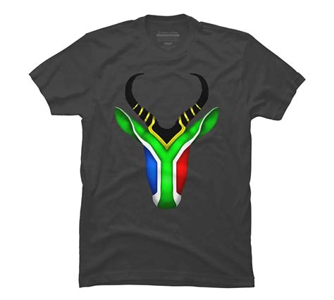 Gildan South African Flag Springbok Men S Graphic T Shirt In T Shirts