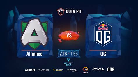 Alliance Vs Og Amd Sapphire Oga Dota Pit Eu Cis Lower Bracket Finals